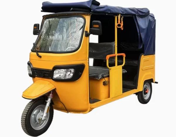 Motocicleta Elétrica de Três Rodas Tuk Tuk Táxi - Transporte Eficiente
