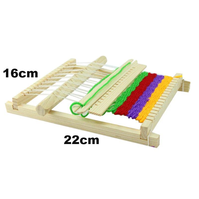 Grande Tecelagem Kit Tear para Iniciantes Com Suporte Tapeçaria Handmade Woven Wall Art Tear Weave Frame Tear Tecelagem Tricô Ferramentas - Image 1