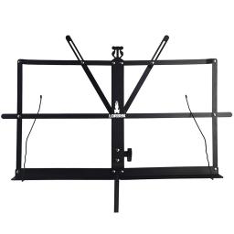 Estante Partitura Lorben Folha de Música Suporte Pedestal Cavalete Portátil Dobrável Ajustável com Bolsa de Transporte GT6042 - Image 4