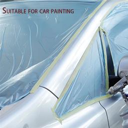 Película de mascaramento de pintura do carro, Películas protetoras plásticas, Blue Dropping Cloth Cover para pintura automotiva, Revestimento, 10pcs - Image 4