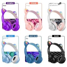 Auscultadores Bluetooth Cat, Ear Com Led Rgb-p47m, Headfone Sem, Bluetooth - Image 3