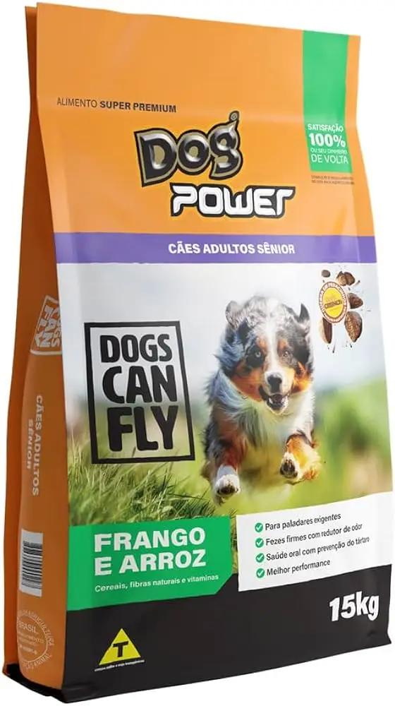 Ração Dog Power Super Premium Cães Sênior Sabor Frango e Arroz - 15kg - Image 1