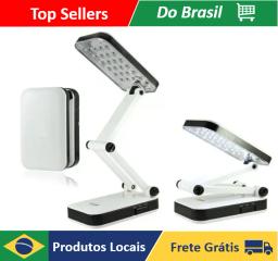 Luminária Portátil Abajur Mesa 24 Led Dobrável Recarregável - Image 1