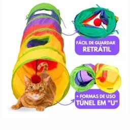 Brinquedo Para Pets Túnel Labirinto Para Gatos Colorido Top Divertido - Image 2
