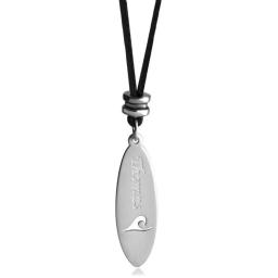 Colar com prancha de surf masculino, aço inoxidável, joias personalizadas, presente para surfistas e amantes da praia - Image 1