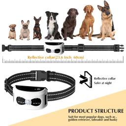 Recarregável Dog Collar, Sem Fio, Dispositivo de Treinamento Inteligente, Bark Stopper, Cerca Eletrônica, 2 em 1, 1, 2, 3 Cães - Image 4