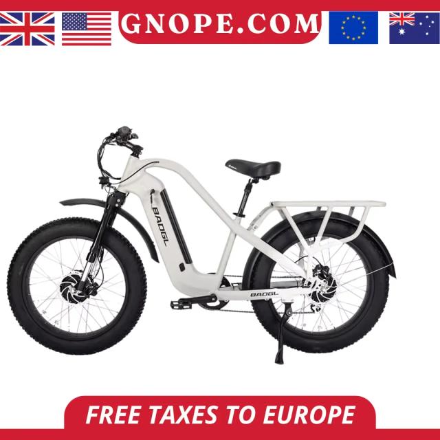 Long Range Electric Road Bike, Dual Motor Ebike, grande potência, 26in, 2025
