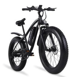 MX02S bicicleta elétrica para homens, pneu gordo E-bike, bateria de lítio, 26 in, 48V, 1000W, 17Ah, adulto - Image 4