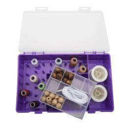 2868-4 organizador para acessórios de costura roxo artes artesanato armazenamento diy artesanato produtos needlework - Image 5