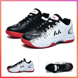 LEFUS-Tênis de Badminton Masculino Preto e Branco Casual, Tênis de Mesa Voleibol, Tênis Esportivo de Treino Tênis de Handebol Original - Image 1