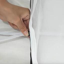 Rede mosquiteira ajustável para cama de solteiro, barraca dobrável para crianças, anti-mosquito, dobrável, para acampamento, cama, van, campista, acampamento - Image 6