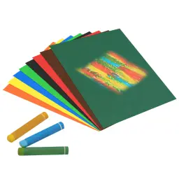 Papel de arte pastel lixado, lixa colorida, lápis, lápis e carvão vegetal, 29x23cm, 10 pcs, 20 pcs - Image 3