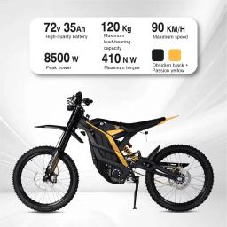 Motocicleta Off-Road Motocicleta Elétrica E-Dirt Bike, 79 Bike Pro, 8500W, 74V, 90 kmph, fonte de fábrica para venda, 2025 - Image 5