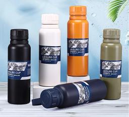 Garrafa Térmica 650ml 850ml em Aço Inoxidável Modelo Travel à Vácuo Esportes - Image 1