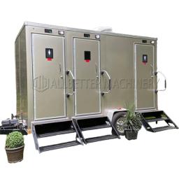 Toalete plástico móvel portátil para venda, banheiro de luxo, reboque ao ar livre, camping, fabricantes, venda, 2024 - Image 1