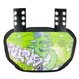 Futebol americano Placa Traseira Para Adultos & Juventude Arco-íris Quebrado Protetor Traseiro Lower Back Pads para Jogadores de Futebol - Image 1