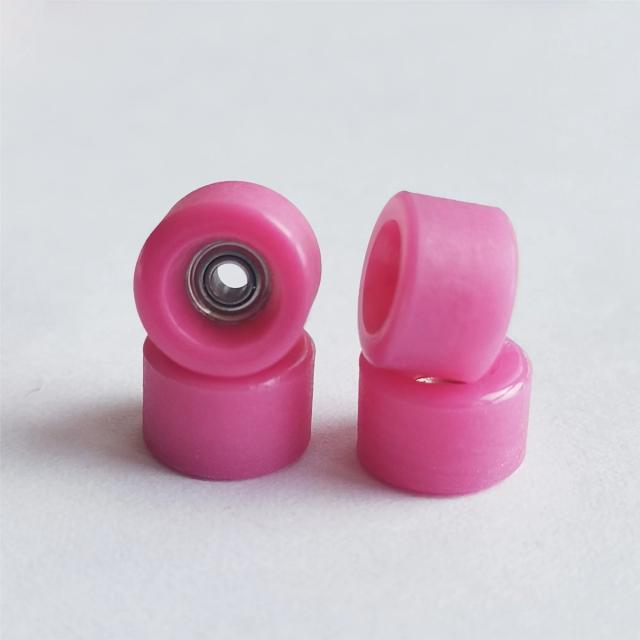 Rodas de Skate de Dedo Profissional com Rolamento ABEC 7 em Poliuretano - 8mm