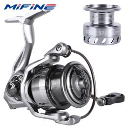Carretel de pesca MIFINE TOURMENT, arrasto máximo de 8 kg, série 800-4000, 5.1:1, água salgada, água doce, 6 + 1BB, roda de baixo - Image 1