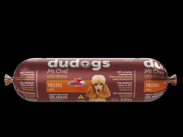 Ração Super Premium Dudogs Mr. Chef com Frutas para Cães Adultos - 350g