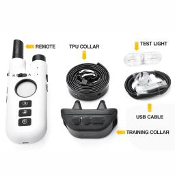 Coleira inteligente de treinamento com controle remoto, suprimentos para treinamento de animais de estimação, automático, bark, novo, 2022 - Image 3