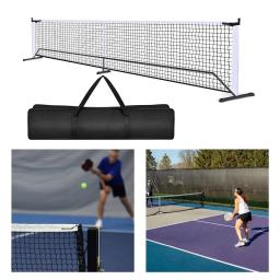 Rede portátil de pickleball, 6.7m, 22 pés, rede de jogo de pelota de picles, suporte com sistema de saco de armazenamento, rede de badminton para tênis, garagem, quintal - Image 6
