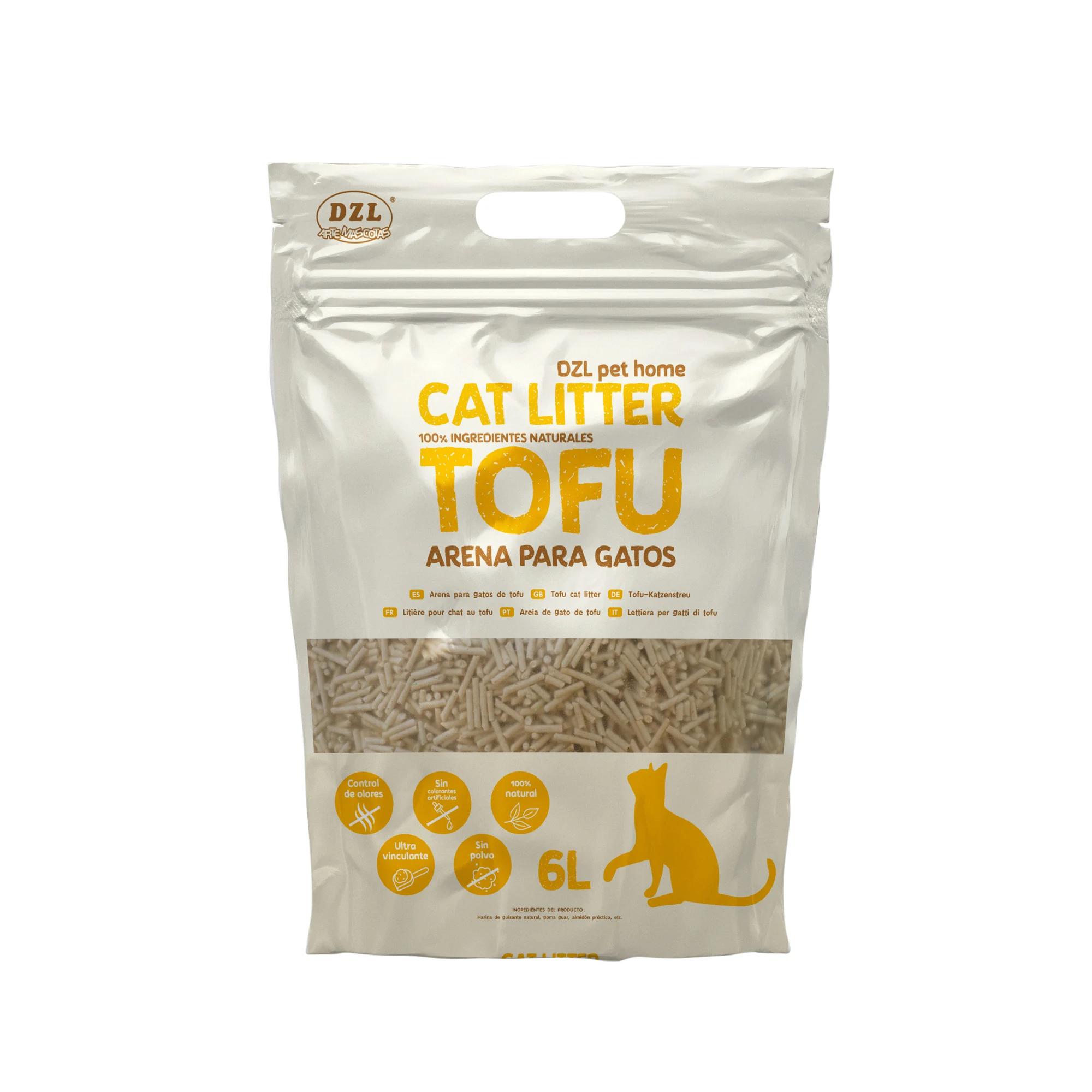 CHEIRO E SORRISO-Cama De Linhada De Gato, Linhada De Gato De Tofu Orgânico Vegetal, Areia Natural, Pasta (Pe) - Image 1