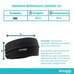 Faixa de Cabelo Headband Elástica Snugg Proteção UV50+ - Image 6