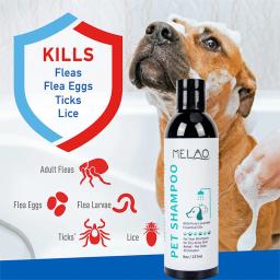 Pet Shampoo E Condicionador 2 Em 1 Natural Hidratante Shampoo Hidratante Cão Shampoo Para Pele Sensível Shampoo Equilibrado PH - Image 1