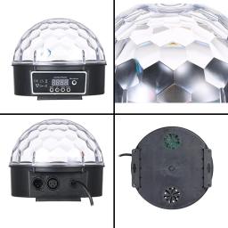 Bola Maluca RGB 30w Globo Maluco DMX DJ Sensor de Musica Esfera Colorida Led Festa E Balada - Image 2