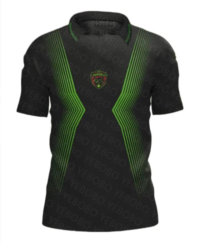 Camisetas de Futebol da Liga Mexicana para Adultos e Crianças - Juárez Casa e Fora, Modelos Novos para Treinamento e Esporte