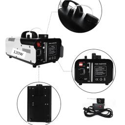 Maquina De Fumaça Profissional 6 Leds Rgb Possui Controle Reservatório 1 Litro LKY91200110 - Image 2