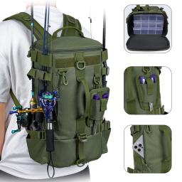 Saco multifuncional tático para homens, mochila de pesca, equipamento de armazenamento, alta qualidade - Image 3