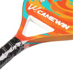Raquete Beach Tennis Camewin Original Leve Fibra Carbono e Fibra de vidro Raquete Profissional com capa protetora Lançamento - Image 5
