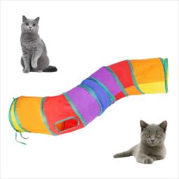 Brinquedo Para Pets Túnel Labirinto Para Gatos Colorido Top - Image 2