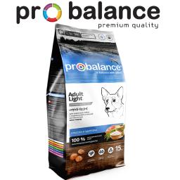 Dry Dog food prolance adulto luz, controle do peso 15 kg. - Image 1