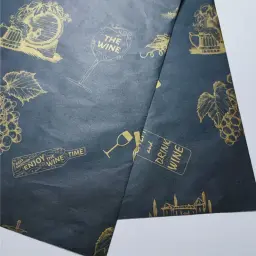 Personalizado 17g impresso seda que envolve o papel de empacotamento do tecido com logotipo para a roupa - Image 3
