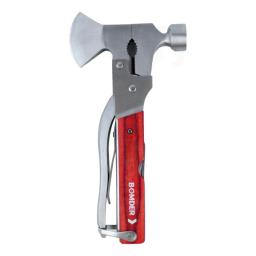 Martelo Multifuncional Inox com Gancho Ferramenta de Sobrevivência e Camping para Emergências ao Ar Livre Multi Ferramentas - Image 2