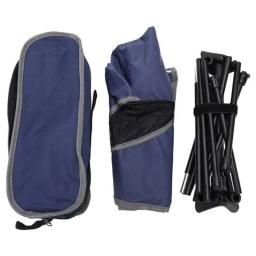 Cadeira Para Camping Compacta Com Saco Para Armazenar Dobrável Portátil Apropriado Para Acampamento Nas Cores Preto ou Azul - Image 5