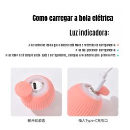 Bola mágica rolante automática para gato, Brinquedos inteligentes interativos, Acessórios para jogos internos, Brinquedo interat - Image 2