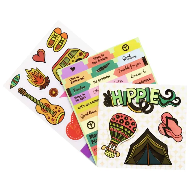 Acessórios Criativos para Scrapbooking: Enfeites, Etiquetas e Decorações Autoadesivas para Seu Diário