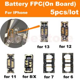 Conector fpc de bateria para iphone x xs xr 11 12 13 14 15 pro max 6 6s 7 8 plus fpc interno on board clipe plug peças de cabo flexível - Image 1