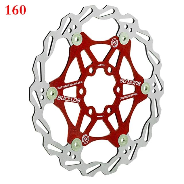 BUCKLOS Rotores de Freio a Disco Flutuantes Aço Inoxidável 160/180/203mm