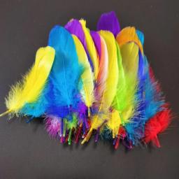 1 peça apanhador de sonhos fazendo material tingido natural grandes penas de ganso longas plumas diy fazer seus próprios acessórios de apanhador de sonhos - Image 1