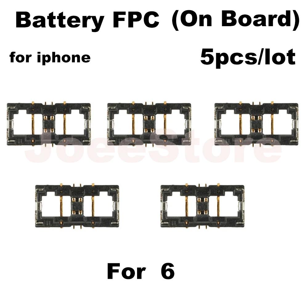 Conector fpc de bateria para iphone x xs xr 11 12 13 14 15 pro max 6 6s 7 8 plus fpc interno on board clipe plug peças de cabo flexível - Image 1