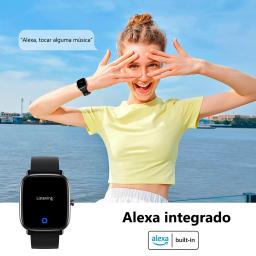 Smartwatch Amazfit Fashion GTS 2 Mini A2018, Display Amoled de 1.55" super leve autonomia da bateria de 14 dias - Image 2