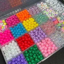 Maleta Kit de Miçangas com Mais de 1500 Peças e 10 Metros de fio, Perfeito para Confecção de Joias, Pulseiras, Colares... - Image 2