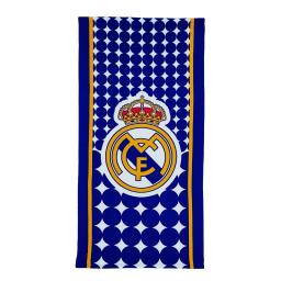 Toalha de Treino Real Madrid Futebol, Toalha de Microfibra Madridista, Produto Oficial, 70x140 cm - Image 1