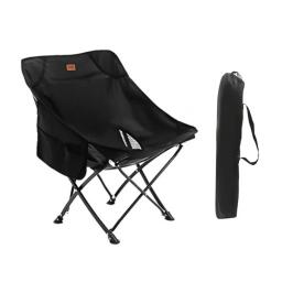 Cadeira Para Camping Compacta Com Saco Para Armazenar Dobrável Portátil Apropriado Para Acampamento - Image 1