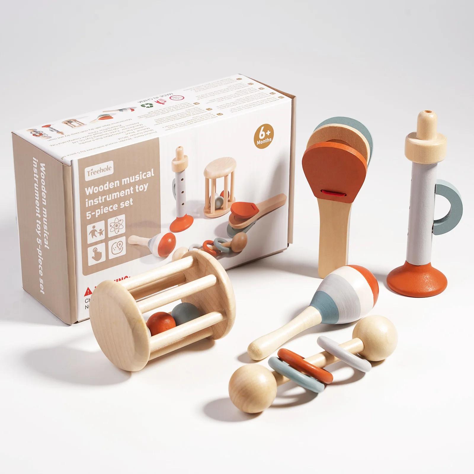 Montessori Brinquedos De Madeira Para Crianças, Bebê Instrumentos Musicais, Xilofone De Percussão Set, Presentes Educativos Pré-Escolar - Image 1