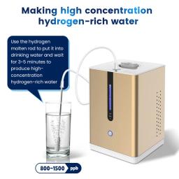 Máquina de Inalação de Hidrogênio com 99,99% de Pureza, Gerador de Água Hidrogenada SPE PEM Portátil 225ML, Ionizador de Eletrólise para Inalação de Hidrogênio - Image 4